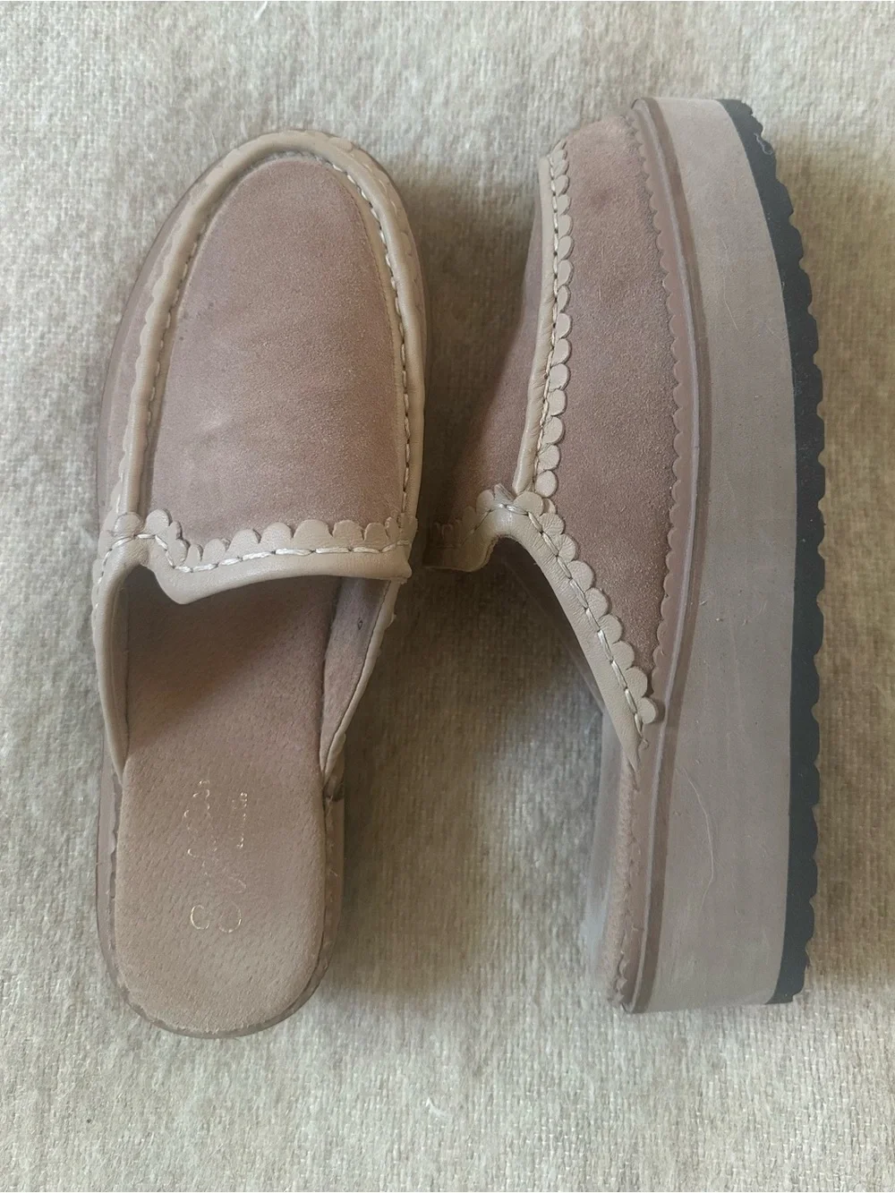 Seychelles Stand Tall Clog Taupe Sz 9 - Picture 11 of 13